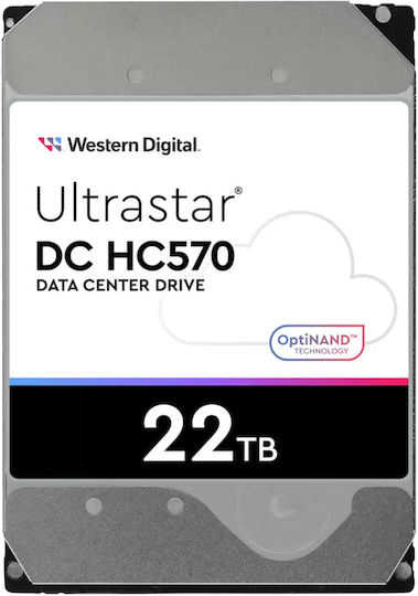 Western Digital Ultrastar DC HC570 22TB HDD Hard Drive 3.5" SATA III 7200rpm with 512MB Cache for Server 0F48155