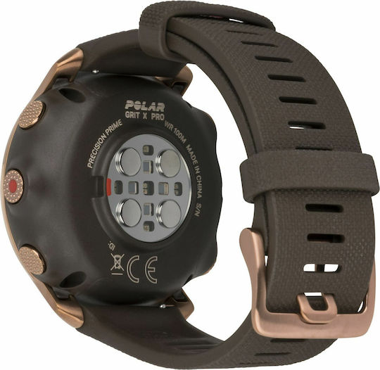 Polar Grit X Pro Waterproof Smartwatch with Heart Rate Monitor (Copper) view 4