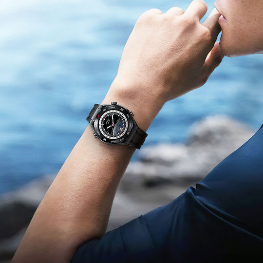 Hoco Y16 Smartwatch with Heart Rate Monitor (Black) vista 3