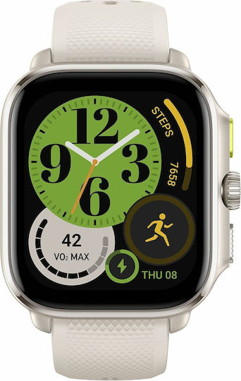 Amazfit Cheetah (Square) Waterproof Smartwatch with Heart Rate Monitor (Winner Champagne)