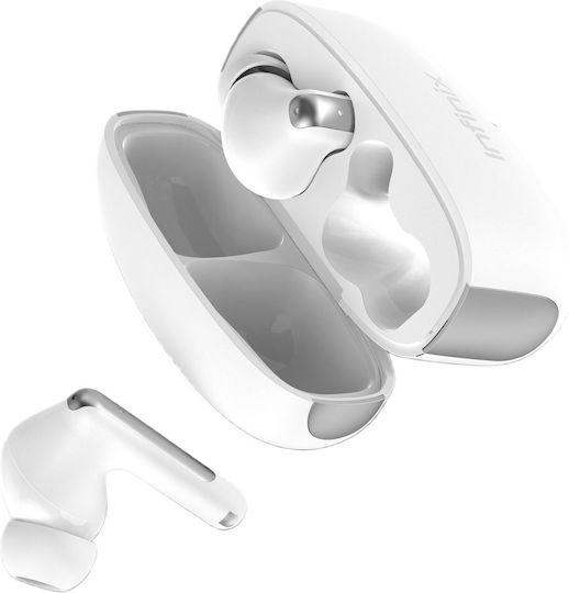 Infinix Xbuds NC XE28 Bluetooth Handsfree Earphones with Sweat Resistance White view 3