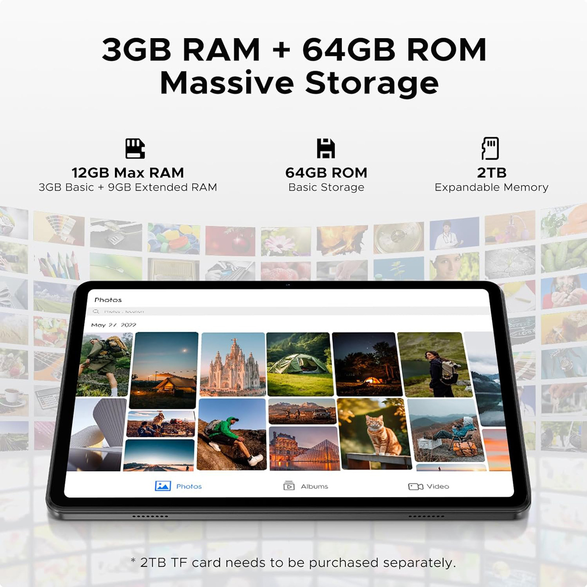 Doogee Tab A9 10.1Inches (3GB/64GB) Gray view 7