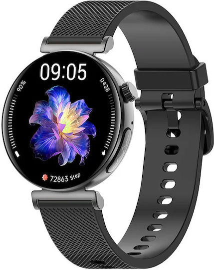 iSEN JA02 Smartwatch with Heart Rate Monitor (Black)