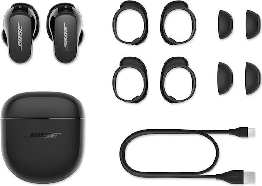 Bose QuietComfort Earbuds II Bluetooth Handsfree Earphones with Sweat Resistance and Charging Case Triple Black view 7