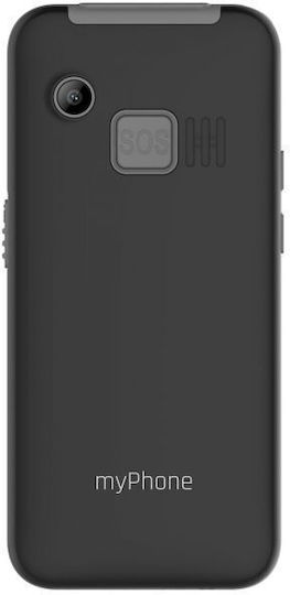 MyPhone Halo 3 Dual SIM Mobile with Large Buttons (English) Black view 3