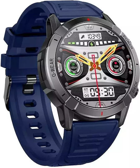 Nubi NX10 Smartwatch with Heart Rate Monitor (Blue) view 9