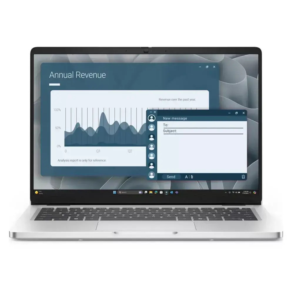 Dell Pro 14 PC14255 14" IPS FHD+ (Ryzen AI PRO 300 Series-5 PRO 340/16GB/512GB SSD/W11 Pro) (International English Keyboard)