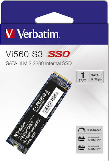 Verbatim Vi560 S3 SSD 1TB M.2 Type With SATA III Connection 49364 view 2