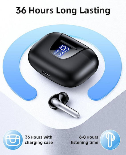 In-ear Bluetooth Handsfree Earphones Black view 6