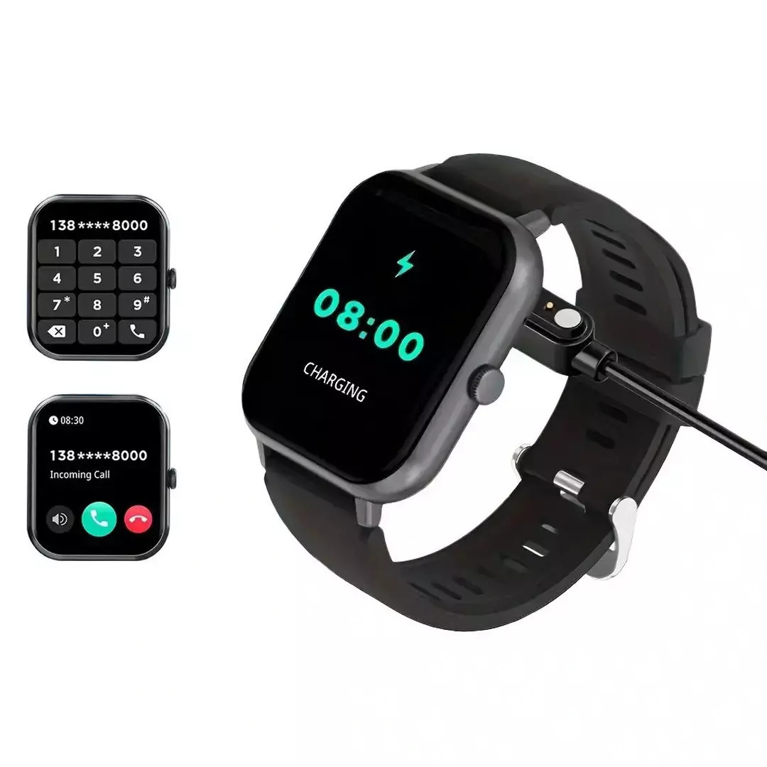 Verk Group ZL54CJ Smartwatch with Heart Rate Monitor (Black) view 4