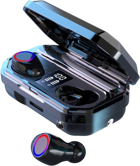 ZTX M12 In-ear Bluetooth Handsfree Earphones with Charging Case Black view 7
