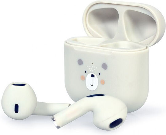Gembird TWS-01 In-ear Bluetooth Handsfree Earphones with Charging Case White view 4