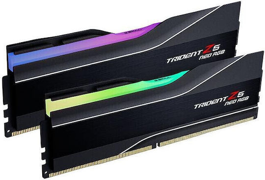 G.Skill Trident Z5 Neo RGB DDR5 48GB RAM with 2x24GB Modules and Speed 6000 for Desktop F5-6000J4048F24GX2-TZ5NR view 4