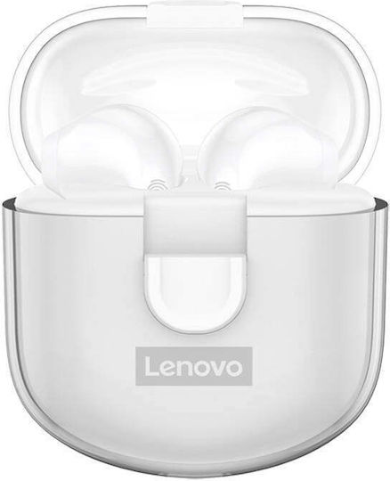 Lenovo LP12 Earbud Bluetooth Handsfree Earphones with Charging Case White view 1
