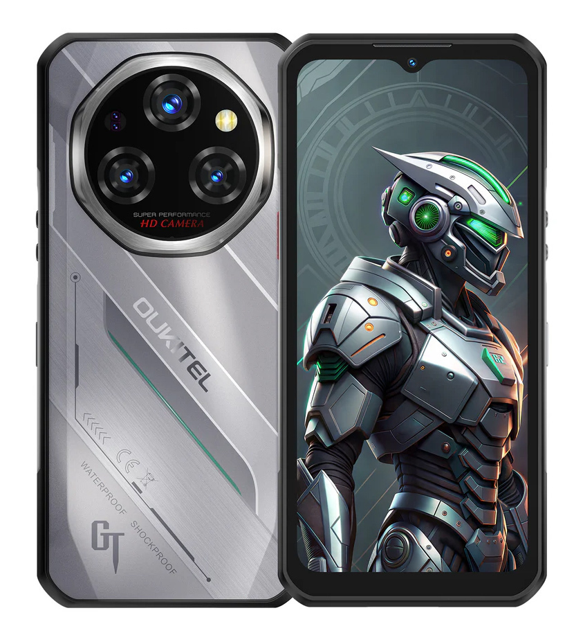Oukitel WP62 5G Dual SIM (12GB/512GB) Resistant Smartphone Silver view 1
