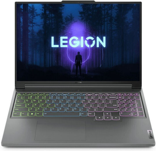 Lenovo Legion Slim 5 16IRH8 (82YA00AGGM) 16" IPS QHD+ 165Hz (i7-13700H/16GB/1TB SSD/GeForce RTX 4060/W11 Home) Storm Grey (GR Keyboard) view 1