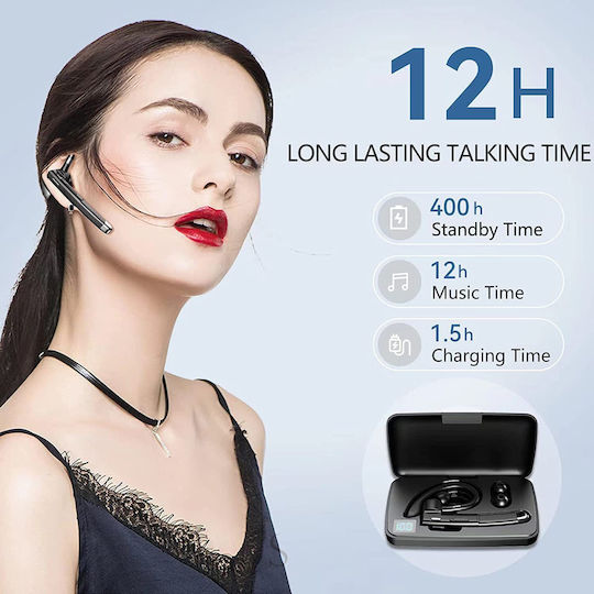 YYK-520 In-ear Bluetooth Handsfree Earphone Black view 9
