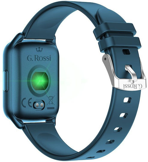 G.Rossi SG004D Smartwatch with Heart Rate Monitor (Blue/Blue) view 6