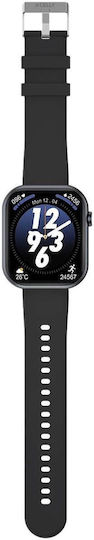 Celly Smartwatch with Heart Rate Monitor (Black) vue 3