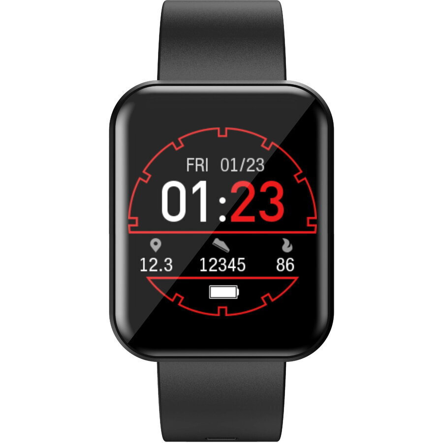 Lenovo E1 PRO Smartwatch with Heart Rate Monitor (Black) view 3
