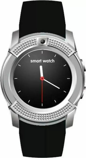 V8 54mm Smartwatch with SIM (Silver) view 3