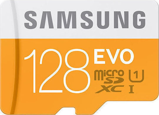 Samsung EVO microSDXC 128GB U1 UHS-I 48MB/s with Adapter view 2
