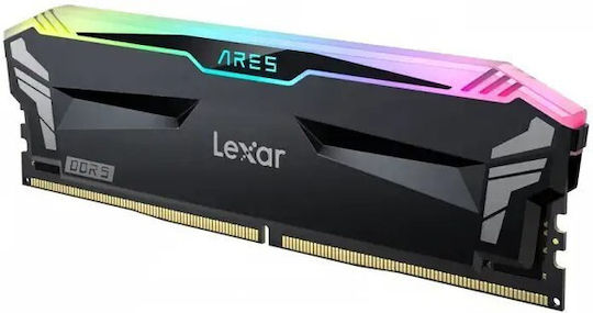 Lexar Ares RGB XMP DDR5 with Module 1x32GB and Speed 6400 for Desktop LD5EU016G-R6400GDLA