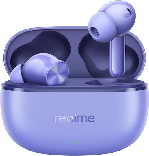 Realme Buds T200 Lite Bluetooth Handsfree Earphones with Sweat Resistance and Charging Case Purple