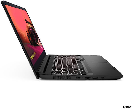 Lenovo IdeaPad Gaming 3 15ACH6 15.6" IPS FHD (Ryzen 5-5500H/16GB/512GB SSD/GeForce RTX 2050/No OS) Shadow Black (US Keyboard) view 4