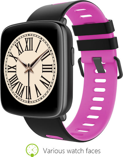Kingwear GV68 Smartwatch with Heart Rate Monitor (Pink) view 6