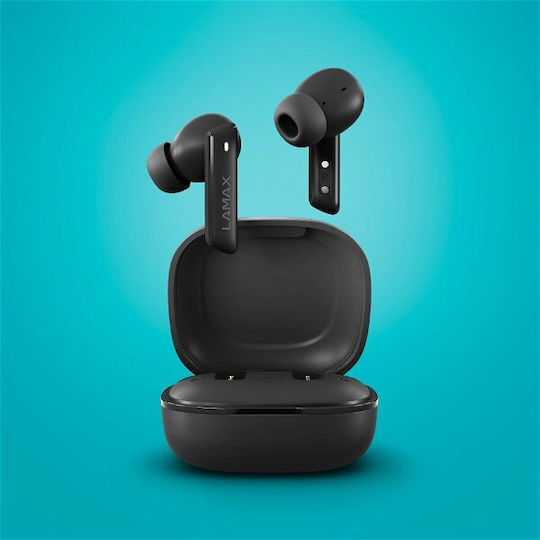 Lamax Clips1 ANC In-ear Bluetooth Handsfree Earphones with Sweat Resistance and Charging Case Black vista 2