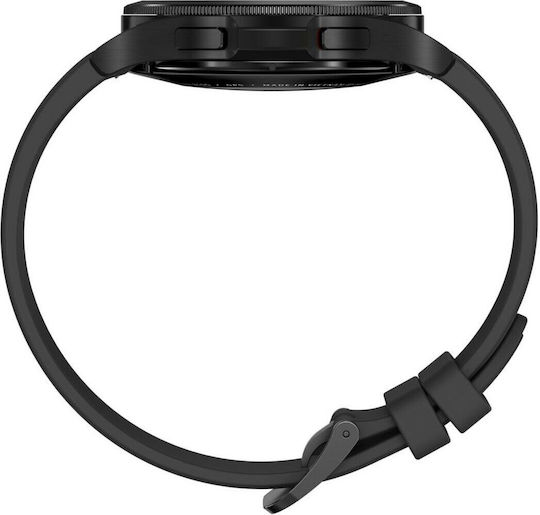 Samsung Galaxy Watch4 Classic Bluetooth Stainless Steel 46mm Waterproof with Heart Rate Monitor (Black) vue 6
