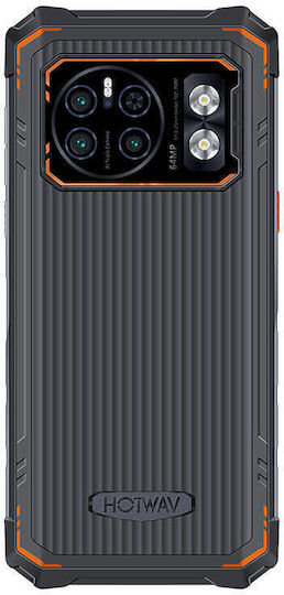 Hotwav Cyber 13 Pro Dual SIM (12GB/256GB) Resistant Smartphone Orange vue 3