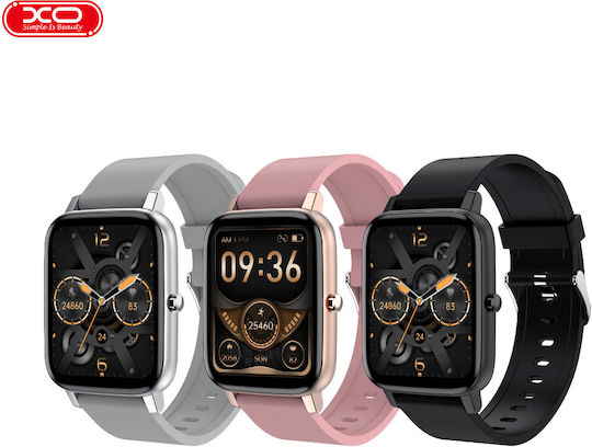 XO H80(s) Smartwatch with Heart Rate Monitor (Black) view 2