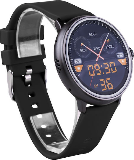 Vivax Life PRO2 Aluminium Smartwatch with Heart Rate Monitor (Black) view 3