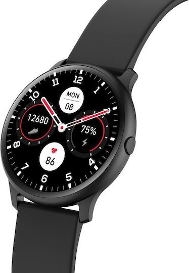 G.Rossi Sg003e 45mm Smartwatch with Heart Rate Monitor (Black) view 3