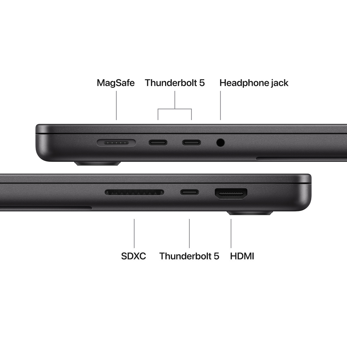 Apple MacBook Pro 16.2" IPS Retina Display 120Hz (M5 Pro-18-Core/24GB/1TB SSD/20-Core GPU) Space Black (International English Keyboard) view 7