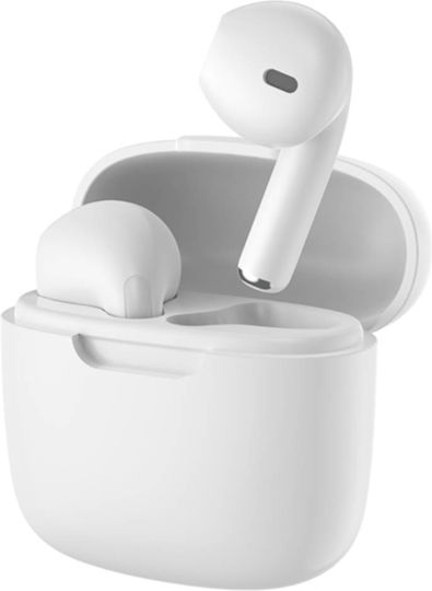 Bigben Interactive In-ear Bluetooth Handsfree Earphones with Charging Case White view 3