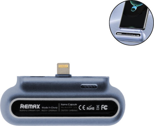 Remax RPP-576 Lightning Power Bank 3000mAh Blue view 3