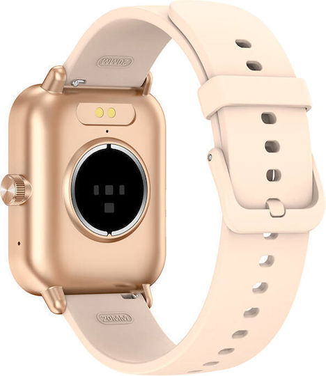 Colmi P81 Smartwatch with Heart Rate Monitor (Gold) view 4