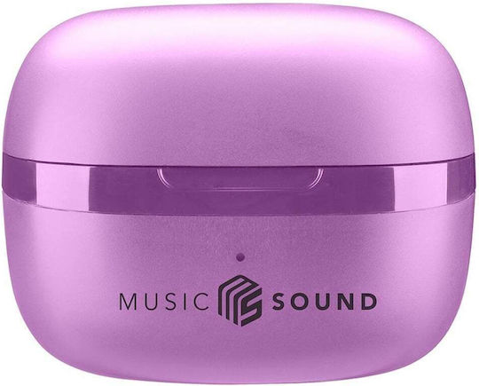 Cellular Line Music Sound Flow In-ear Bluetooth Handsfree Earphones with Charging Case Violet vista 3