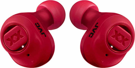 JVC HA-XC50T In-ear Bluetooth Handsfree Earphones with Charging Case Red view 3
