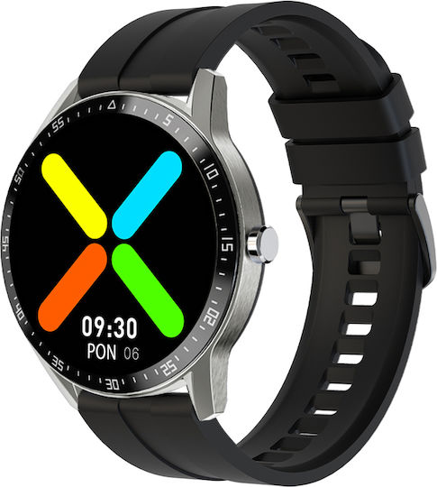 G.Rossi SG012A 45mm Smartwatch with Heart Rate Monitor (Black) view 5