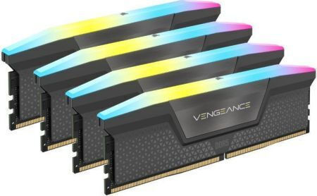 Corsair Vengeance RGB DDR5 64GB RAM with 4x16GB Modules and Speed 6200 for Desktop CMH64GX5M4B6200C32