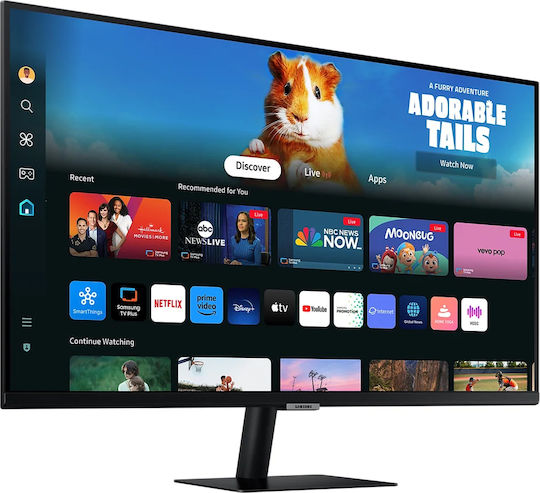 Samsung 27DM500 VA Smart Monitor 27" FHD 1920x1080 with Response Time 4ms GTG vue 8