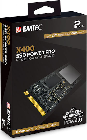 Emtec X400 Power Pro SSD 2TB M.2 PCI Express 4.0 view 2
