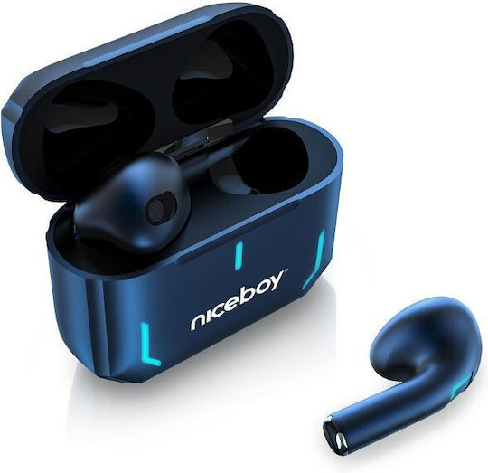 Niceboy HIVE SpacePods In-ear Bluetooth Handsfree Earphones with Charging Case Blue view 3