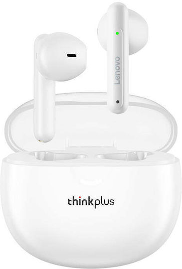 Lenovo LP1 Pro Earbud Bluetooth Handsfree Earphones with Charging Case White