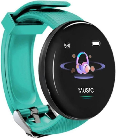 D18 Smartwatch with Heart Rate Monitor (Green) view 2