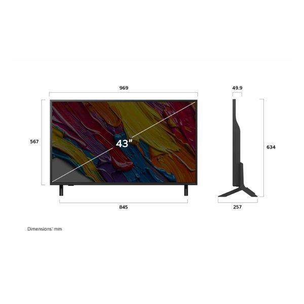 LG Smart Television 43" 4K UHD QNED AI QNED82 HDR (2025) view 5